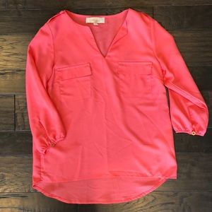 Coral top!